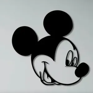 Mickey Mouse wall art silhouette