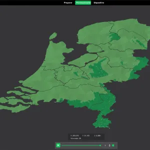 Provinces of Netherlands. 3D Map puzzle (12-piece)
