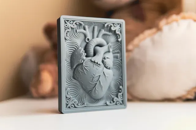 Heart - Unified Bas Relief Art — Image 7 of 7