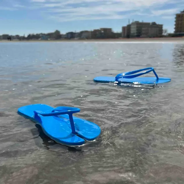 Print-in-place support free FLIP FLOPS — Фото 7 из 9