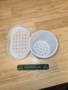 Elegant Toothbrush holder and soap dish