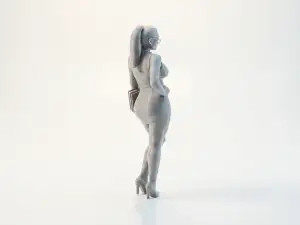 Professional Woman Figurine Female Figure 3D Printable
