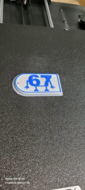 Ultimate "Six Seven" 3-Color Keychain - Brainrot Meme luk141 — Image 6 of 7