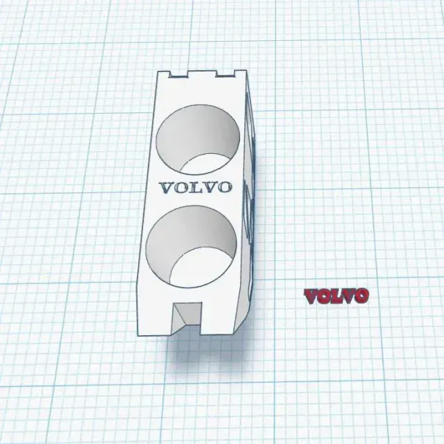 Volvo cup holder