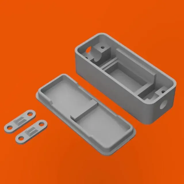 Junction box for WAGO connectors with strain relief