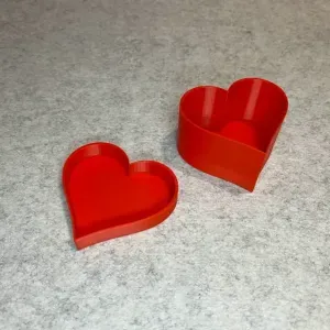 Heart jewelry gift box Valentine's Day