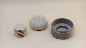Stress-Relief Spring Steamed Bun