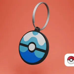 Dive Ball | Pokemon Keychain Series