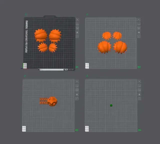 Pumpkin Gear Fidget Toy — Image 7 of 9