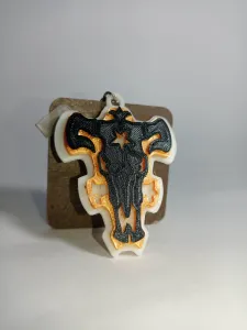 Llavero toros negros / Black bulls keychain