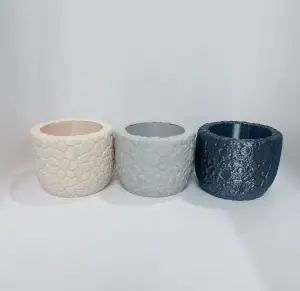Mini Flower Pots with Various Textures, There's Always One You'll Love