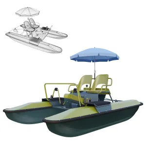 Catamaran Yantar water bicycle
