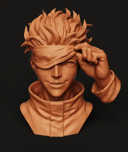 Satoru Gojo Anime Bust | Jujutsu Kaisen| Fan Art — Фото 5 из 6
