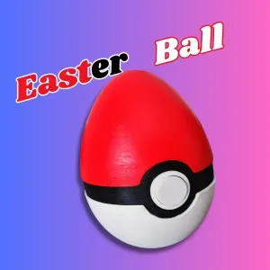 Easter Egg Container Pokeball Shape