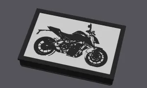 KTM Duke 390 Leuchtkasten für wled esp8266