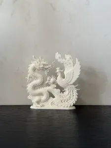 Spring Festival Dragon and Phoenix Auspicious Ornament
