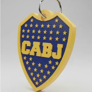 Llavero - Escudo de Boca Junior