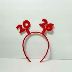 2026 Wobbly New Years Headband for kids