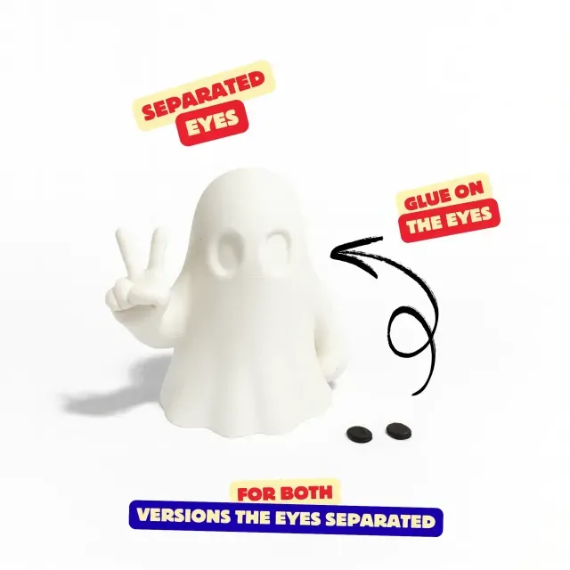 PEACE GHOST (THE FRIENDLY GHOSTS) / HALLOWEEN GHOST DECOR — Фото 3 из 9