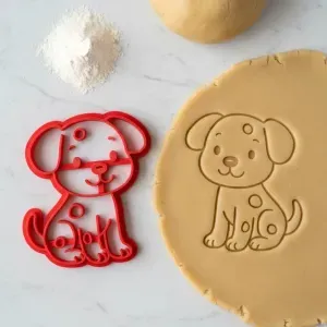 little dog cookie cutter circulo