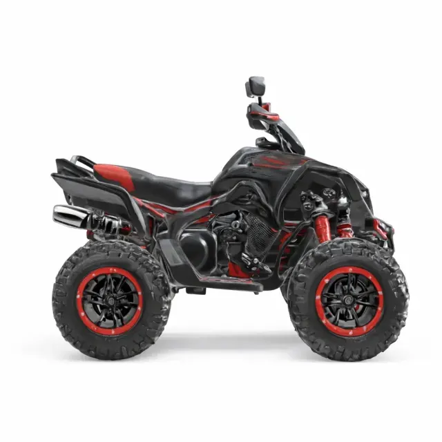 Futuristic Sport ATV Quad Bike Off-Road Vehicle 3D Model — Image 6 of 8
