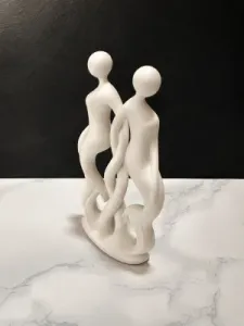 Abstract Humanoid Pisces Statue