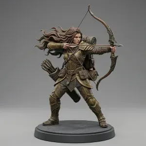 Zodiac Inspired 3D Collectibles Sagittarius Female Character