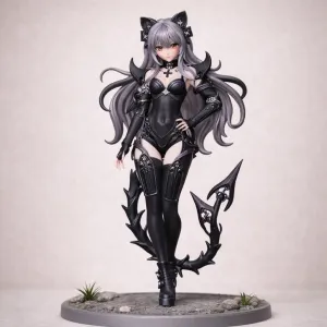 Gothic Anime Cat Girl