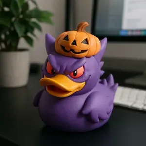 Rubber Duck - Gengar - Pokemon Model - 3D Print