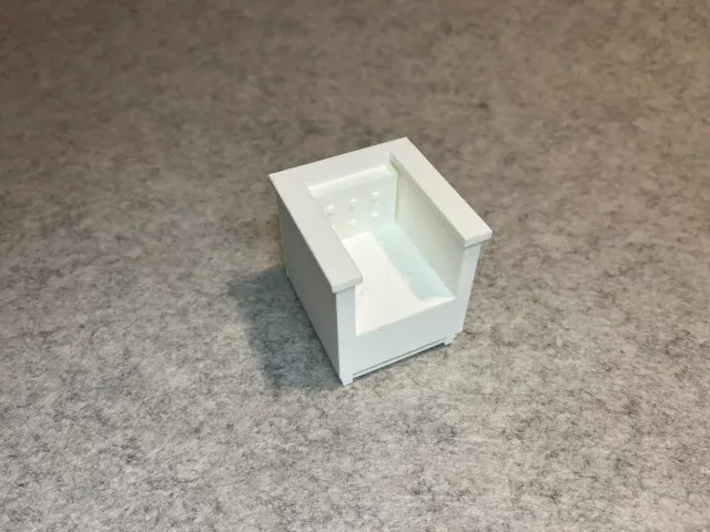 Dollhouse armchair miniature house — Image 3 of 7