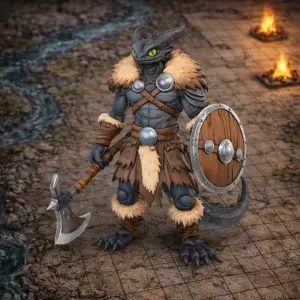 Dragon Warrior D&D tabletop miniature
