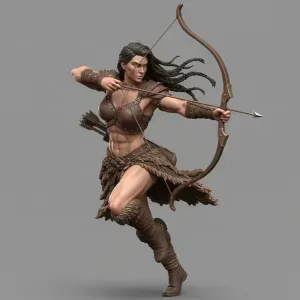Viking Archer Attack Stance