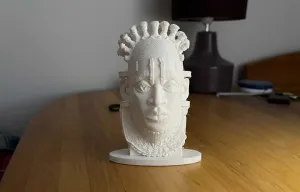 Iyoba Mask Pendant (Queen Mother of Benin)