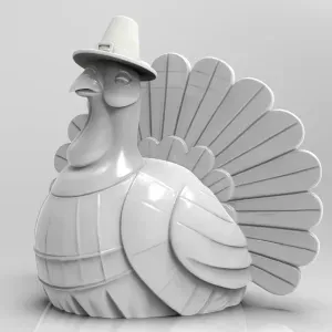 Turkey Statue -Thanksgiving Holiday Decor
