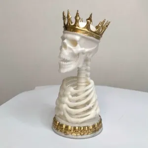♟️MULTICOLOR CHESS KING - CROWN OF BONES 3D