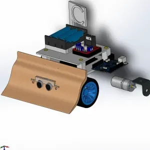 Arduino Sumo Robot – 3D Printable STEM Robot Chassis (STL Fi