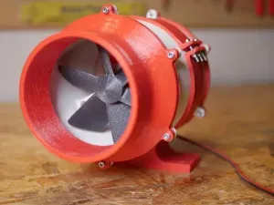 3D Printed Duct Fan With 775 Motor