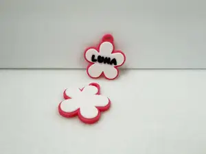 Customizable Daisy bag tag