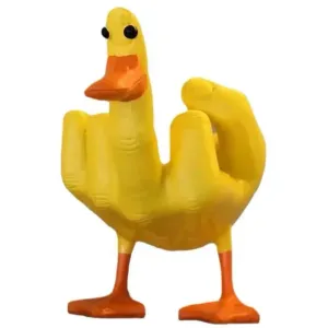 Duck hand gesture - Middle finger
