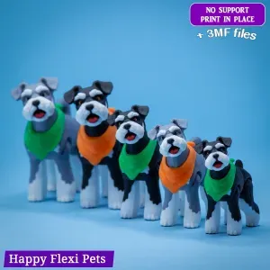 Schnauzer the realistic flexi dog toy (#86)