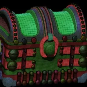 Gaming Prop Stylized Chest
