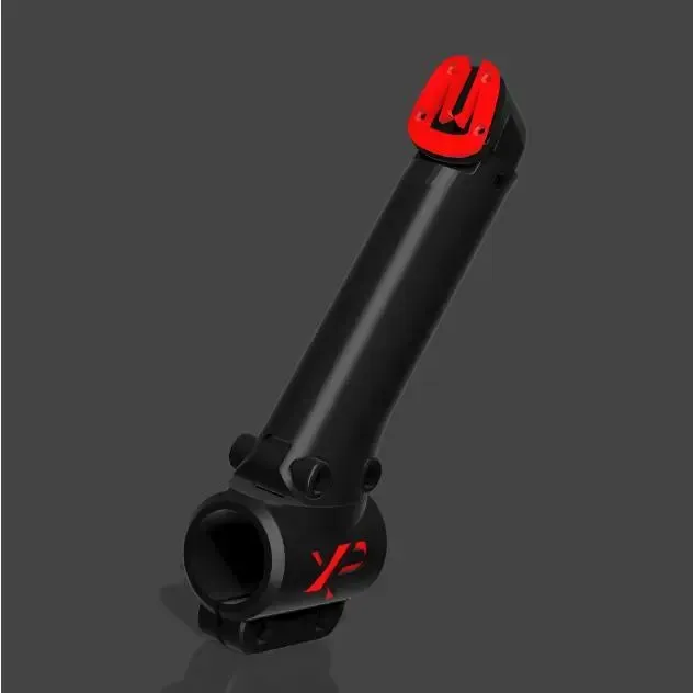 A large set XP Deus rod from a 28 mm monopod