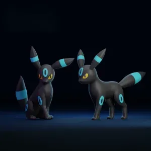 Action Figure Anime Umbreon Multipart Multi-form