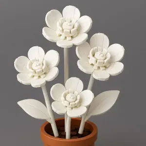 White flowers