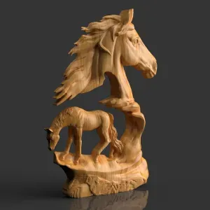 Horses statuette