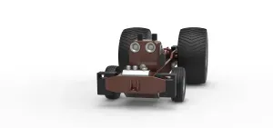 Pro Stock Pulling Tractor Base Scale 1:25