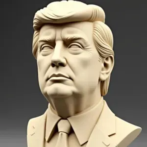 Busto Donald Trump