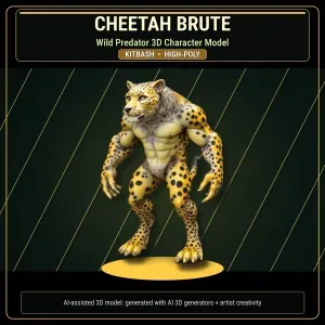 Beast Warriors Pack – Fantasy Creature 3D Models Kitbash