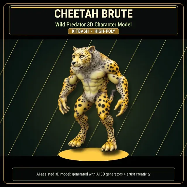 Beast Warriors Pack – Fantasy Creature 3D Models Kitbash