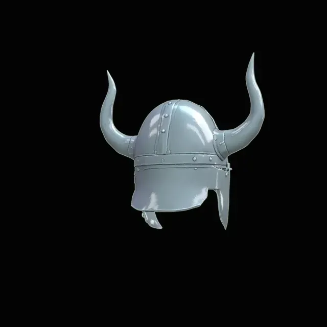Horned Helm Wearable Helmet STL – Viking 3D Printable Model — Фото 3 из 8